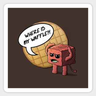 Where Is My Waffle?! Sticker